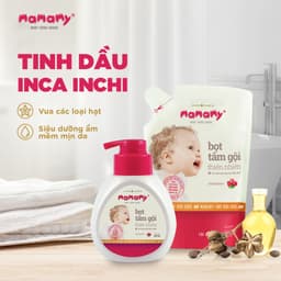 Thumbnail Sữa tắm gội đầu tạo bọt cao cấp cho bé Mamamy gốc thực vật, dịu lành 4 hương thơm Floral/Fancy/Blueberry/Raspberry 4