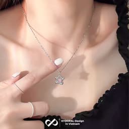 Thumbnail Dây chuyền bạc KYDOPAL đính đá cao cấp trang sức bạc nữ cá tính 925 - PAL9B4C8 3