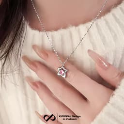 Thumbnail Dây chuyền bạc KYDOPAL đính đá cao cấp trang sức bạc nữ cá tính 925 - PAL9B4C8 2