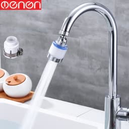 Thumbnail Đầu Nối Vòi Nước Có Bông Lọc Hoạt Tính Xoay 360 Kèm Cục Chuyển Đổi Ren - OENON 1