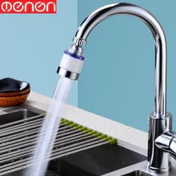 Thumbnail Đầu Nối Vòi Nước Có Bông Lọc Hoạt Tính Xoay 360 Kèm Cục Chuyển Đổi Ren - OENON 2