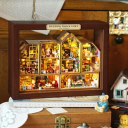 Thumbnail Mô hình nhà gỗ, nhà búp bê DIY Thị trấn Mini CUTEROOM 2