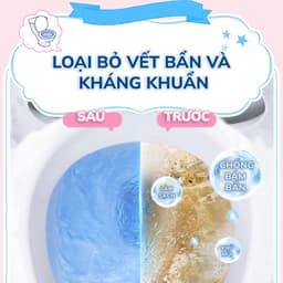 Thumbnail Viên sạch bồn cầu Geto Hương Đào viên thả bồn cầu sạch khuẩn, tẩy sạch mảng bám, khử mùi diệt vi khuẩn 4