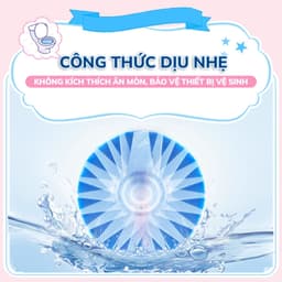 Thumbnail Viên sạch bồn cầu Geto Hương Đào viên thả bồn cầu sạch khuẩn, tẩy sạch mảng bám, khử mùi diệt vi khuẩn 3