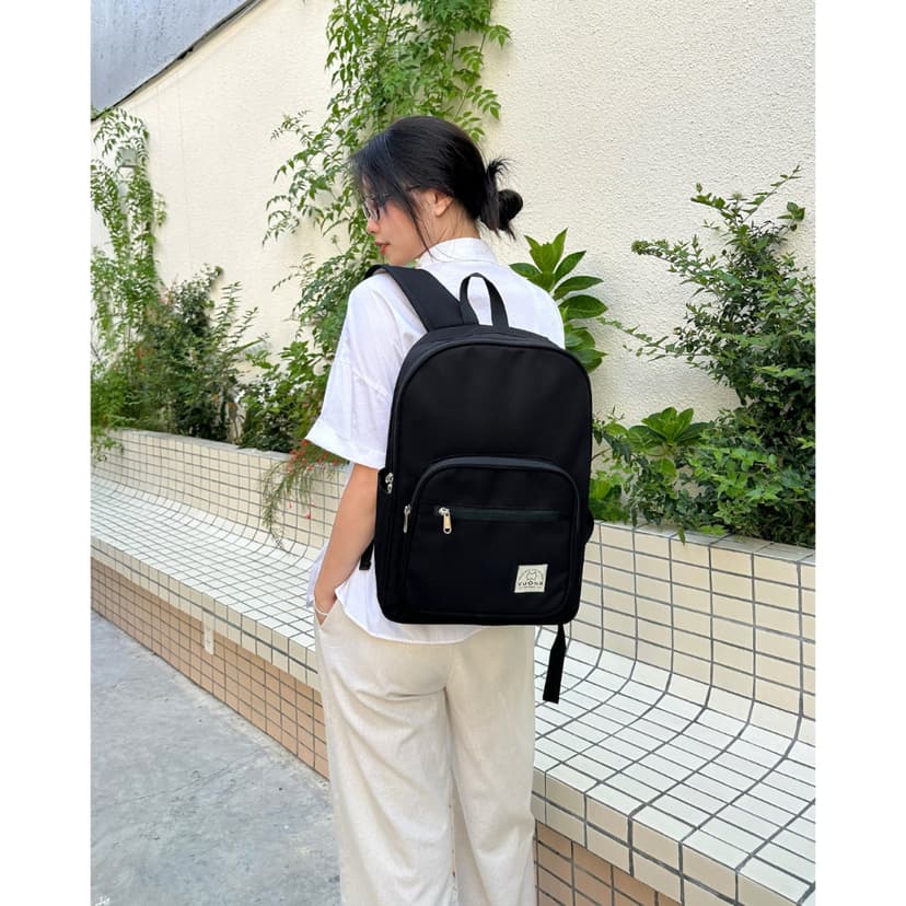 Ảnh Balo Vuông Shop®️ Explore vải trượt nước laptop 15 inch A4 không xù đi học đi chơi du lịch 4