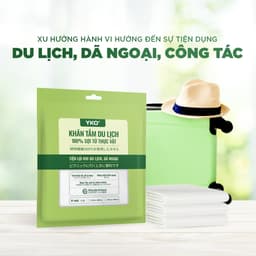 Thumbnail Khăn tắm, khăn mặt nén du lịch Yko chất liệu 100% sợi tư nhiên và rayon, dùng 1 lần phù hợp đi công tác du lịch 3