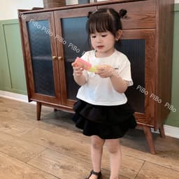 Thumbnail Áo Croptop Rộng Bé Gái Hình In 07 Cực Xinh Cho Bé Gái Vải Cotton 4 Chiều Mềm Mát BabyBoo - Pibo -CRCTCT 2