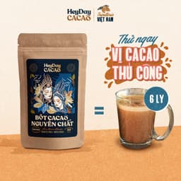 Thumbnail Bột Cacao Nguyên Chất 100% dòng Natural - Thuần tự nhiên, Không đường, Không Kiềm Hóa - Túi 50g 1