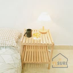 Thumbnail Kệ Gỗ Trang Trí Đầu Giường Gỗ Tần Bì Kích Thước 45x45 cm Kiểu Dáng Thẩm Mỹ Dễ Dàng Lắp Đặt YESURE - Hàng chính hãng 4