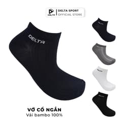 Thumbnail DELTA Vớ Thể Thao Cổ Ngắn Unisex Chất Cotton Cao Cấp Co Giãn 4 Chiều Thoáng Khí Thấm Hút Tốt SO001U0 2