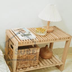 Thumbnail Kệ Gỗ Để Giầy Gỗ Tần Bì Tab Đầu Giường Kích Thước 65x50x27 Thiết Kế Thẩm Mỹ Lắp Đặt Dễ Dàng YESURE - Hàng chính hãng 3