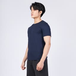 Thumbnail DELTA Áo Thun Tay Ngắn Nam Cổ Tròn Chất Cotton Mềm Mại, Thoải Mái, Thấm Hút, Co Giãn Tốt RTS019M 3