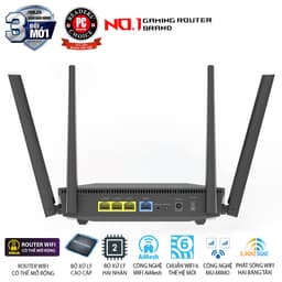 Thumbnail BỘ PHÁT WIFI ASUS RT-AX52 ((WIFI 6, CHUẨN AX1800, AIMESH) 4