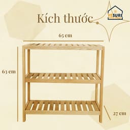 Thumbnail Kệ Gỗ Đa Năng Chất Liệu Gỗ Tần Bì Thiết Kế Đẹp Mắt Dễ Dàng Lắp Đặt YESURE 3