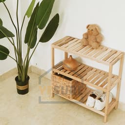 Thumbnail Kệ Gỗ Đa Năng Chất Liệu Gỗ Tần Bì Thiết Kế Đẹp Mắt Dễ Dàng Lắp Đặt YESURE 4