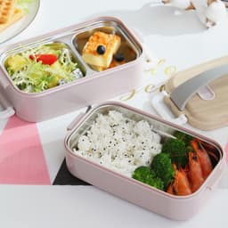 Thumbnail Hộp Cơm Văn Phòng Giữ Nhiệt Vỏ Nhựa Cao Cấp Ngăn Đựng Bằng Inox 304 Có Thể Tháo Rời Dung Tích 1600ml HLM-063 YESURE 3