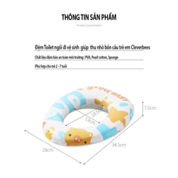 Thumbnail Đệm Toilet Ngồi Đi Vệ Sinh Êm Ái Bệ Thu Nhỏ Bồn Cầu Cho Bé Yesure 1