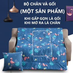 Thumbnail Gối Tựa Lưng Gối Ngủ Văn Phòng Có Thể Mở Ra Thành Chăn Đắp Rất Tiện Lợi YESURE 1