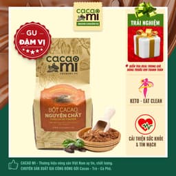 Thumbnail Bột cacao nguyên chất không đường CACAOMI Premium gu đậm ca cao socola chuẩn xuất khẩu 80g/250g/500g 1