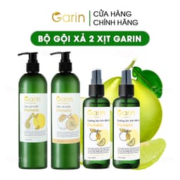 Thumbnail Liệu trình 1 dầu gội 1 dầu xả 2 xịt tinh dầu bưởi kích mọc tóc Garin giảm rụng dưỡng tóc chắc khỏe 1