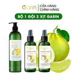 Thumbnail Liệu trình 1 dầu gội và 2 xịt dưỡng tóc tinh dầu bưởi pomelo Garin ngăn rụng kích thích mọc tóc 1