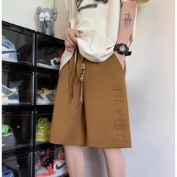 Thumbnail Quần đùi nam nữ TEMPEST NAD Unisex Quần Short in chữ nổi chất vải cotton mặc thoáng mát thoải mái 1