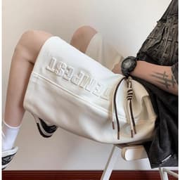 Thumbnail Quần đùi nam nữ TEMPEST NAD Unisex Quần Short in chữ nổi chất vải cotton mặc thoáng mát thoải mái 4