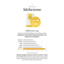 Thumbnail Mặt Nạ Vải Vi Sợi Be'Balance IDEBENONE MICRO FIBER MASK 3in1 Làm Đẹp Da 1 hộp 10 miếng 4