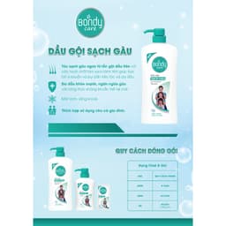 Thumbnail Dầu gội Bondy Care sạch gàu, giảm ngứa, dầu gội làm sạch da đầu cho cả gia đình 650g Lixco Việt Nam Z1003 1