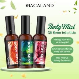 Thumbnail Body Mist xịt thơm toàn thân MACALAND 35ml/100ml hương nước hoa Pháp kết hợp dưỡng ẩm da 2