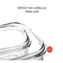 Thumbnail Hộp Cơm Thủy Tinh COBACOOK Chống Tràn Dùng Được Trong Lò Vi Sóng Nhiều Size Chịu Nhiệt 2