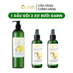 Thumbnail Combo 1 dầu gội 2 xịt tóc tinh dầu bưởi kích mọc tóc pomelo Garin giảm rụng dưỡng tóc mọc dày hơn 1