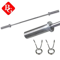 Thumbnail BG - Dài 1.5m,phù hợp với bánh tạ phi 25-50mm Thanh đòn , tạ đòn thép đặc mạ crom chất lượng cao 4