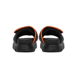 Thumbnail Dép Nam Nữ Tăng Chiều Cao THE LARVA WOLF SLIDE SANDAL - BLACK & ORANGE 4