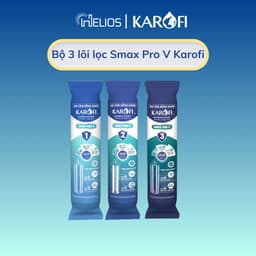 Thumbnail Bộ 3 lõi lọc thô Karofi Smax Pro V 1 2 3 - Hàng chính hãng 1