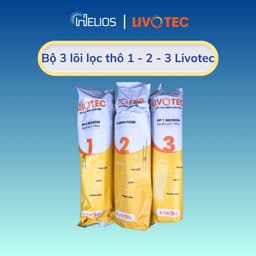 Thumbnail Bộ 3 lõi lọc thô Karofi Livotec dùng cho máy lọc nước RO có 3 cốc lọc 10inch- CHÍNH HÃNG 1