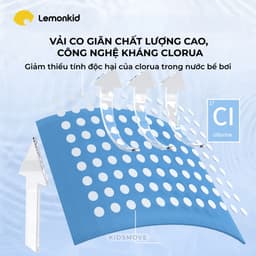 Thumbnail Đồ bơi trẻ em Hàn Quốc Lemonkid vải co giãn chống tia UV, kháng clorua, khô siêu nhanh 4