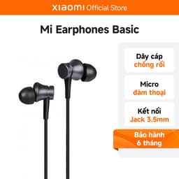 Thumbnail Tai Nghe Xiaomi Mi Basic Nghe Nhạc, Chơi Game, Gọi Điện, Thu âm Jack 3.5mm - Bảo Hành 6 Tháng 1