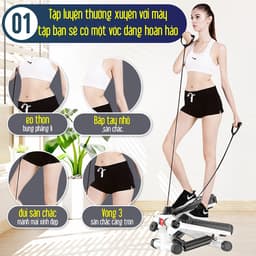 Thumbnail BG - Máy Chạy Bộ Tại Chỗ MINI STEPPER MSP101 có dây kéo + đồng hồ 4