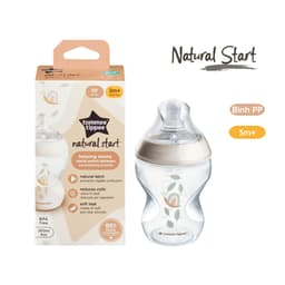 Thumbnail Bình Sữa PP Ty Siêu Mềm Tự Nhiên Tommee Tippee Natural Start 260ml, Núm Ty Của Bình 3-6 Tháng - Hoạ Tiết 2
