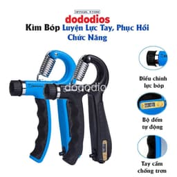 Thumbnail Kìm Bóp Tay, Kìm Tập Cơ Tay, Dụng Cụ Tập Gym Tại Nhà Điều Chỉnh Lực Có Đếm 5-60kg - Chính Hãng Dododios 3