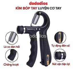 Thumbnail Kìm Bóp Tay, Kìm Tập Cơ Tay, Dụng Cụ Tập Gym Tại Nhà Điều Chỉnh Lực Có Đếm 5-60kg - Chính Hãng Dododios 2