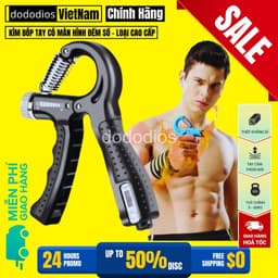 Thumbnail Kìm Bóp Tay Kìm Tập Cơ Tay Dụng Cụ Tập Gym Tại Nhà Điều Chỉnh Lực 5-60kg Có Đếm Số Tự Động 1