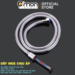 Thumbnail Dây sen vệ sinh inox 1.2m - 2m C'mon DS-01 4