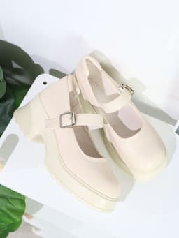 Thumbnail Giày Lolita Nữ Cillie Mary Jane Cổ Thấp Đế Cao 6cm Chất Da Lì Quai Dây Cài 1143 2
