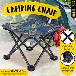 Thumbnail BG - Ghế cắm trại, dã ngoại di động, dã ngoại, câu cá, có thể gấp gọn 2