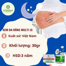 Thumbnail Kem Rạn Da Multi 16 - Athena - Hỗ Trợ Mờ Rạn Da, Ngăn Ngừa Rạn Da, Hũ Lớn 30g, Hũ Nhỏ 20g 3