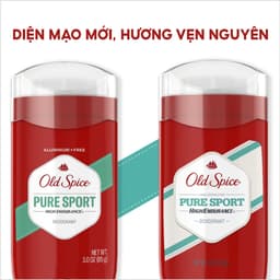 Thumbnail Sáp Khử Mùi Old Spice Pure Sport High Endurance Dành Cho Nam Giới Chơi Thể Thao Và Vận Động 85g 2