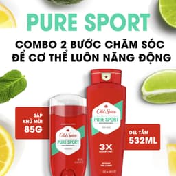 Thumbnail Sáp Khử Mùi Old Spice Pure Sport High Endurance Dành Cho Nam Giới Chơi Thể Thao Và Vận Động 85g 3