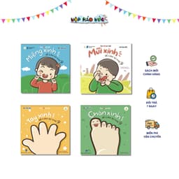 Thumbnail Combo 4 cuốn sách Bé Yêu Cơ Thể cho bé 0-3 tuổi, giúp con khám phá sự kỳ diệu của cơ thể mình 2